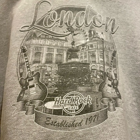 🏴 🎸☕️ Hard Rock Cafe London Sweatshirt Size Large - Picture 2 of 5